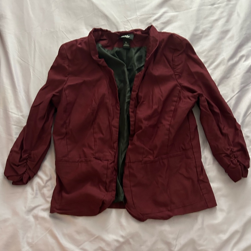 Maroon women blazer